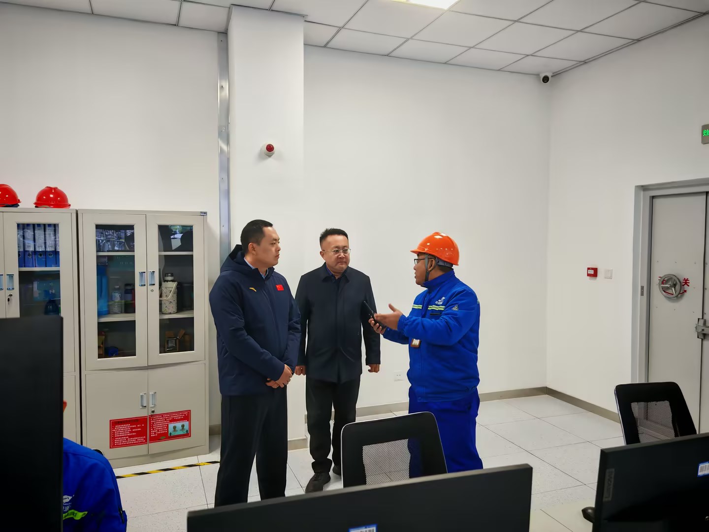 青島萊西市副市長賈濤一行到凱源祥指導安全工作