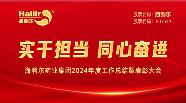 實干擔當 同心奮進——海利爾藥業(yè)集團2024年度工作總結暨表彰大會隆重召開
